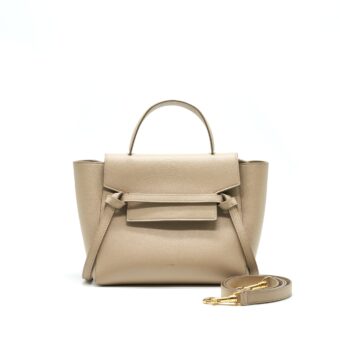 CELINE MICRO BELT BAG LIGHT TAUPE