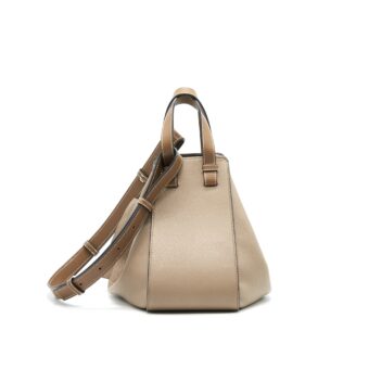 Loewe Hammock Bag In Beige / Brown