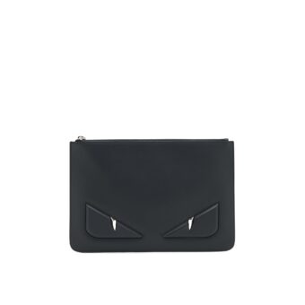 Fendi monster Clutch so black