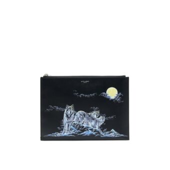 Saint Laurent Wolf Document Holder