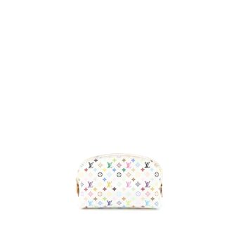 Louis Vuitton Cosmetic Pouche Multicolor Monogram Canvas White GHW