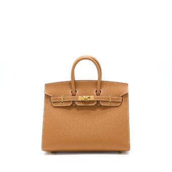 Hermes Birkin 25 Epsom Gold GHW Stamp Z