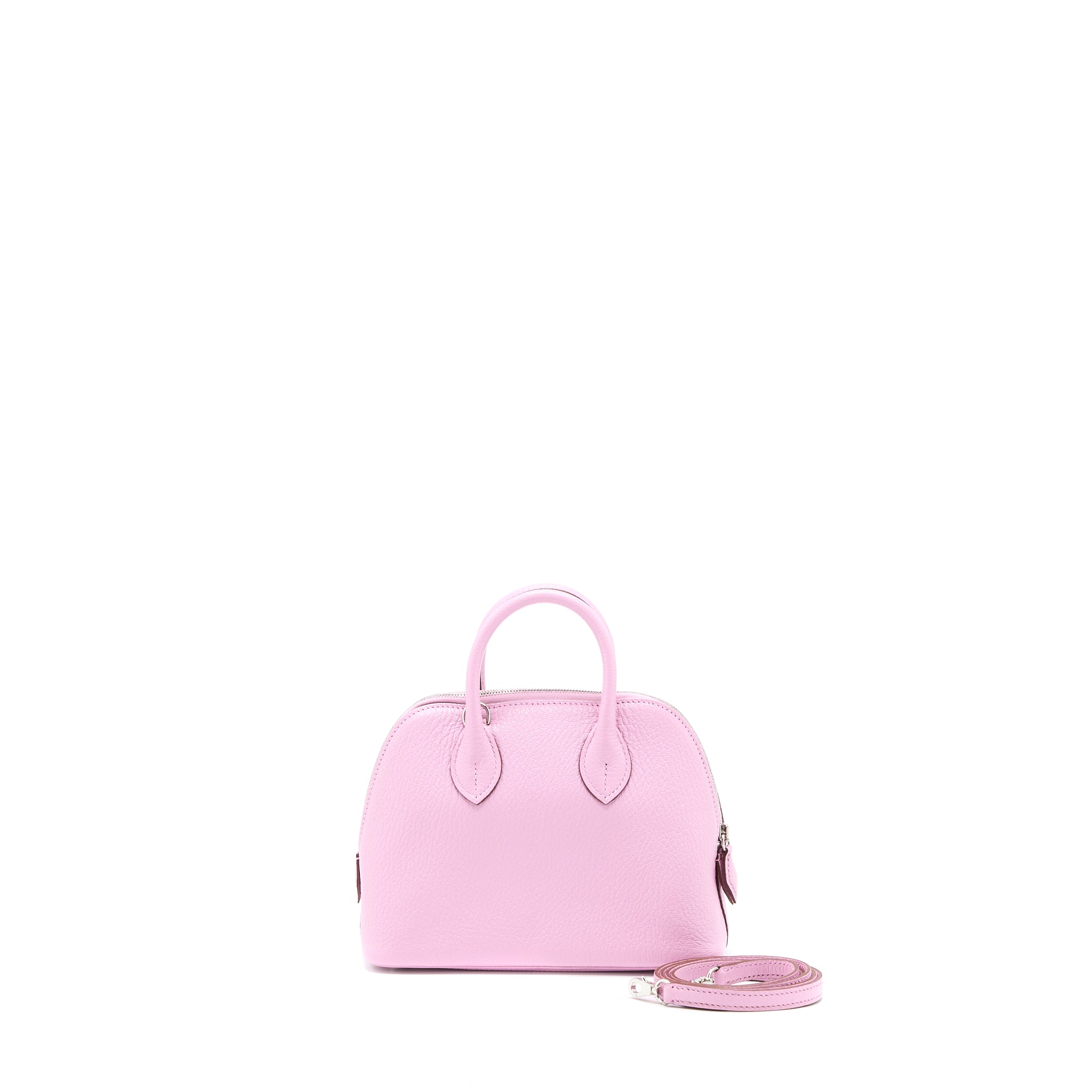 Hermes Mini Bolide Chèvre Mysore X9 Mauve Sylvestre SHW Stamp Z