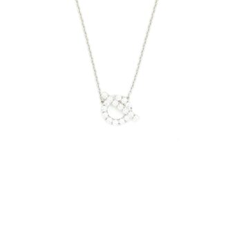 Hermes Finesse Necklace White Gold With Diamonds