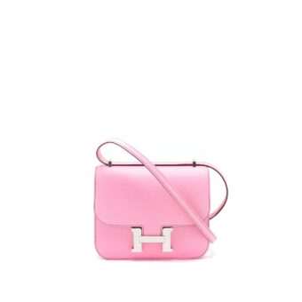 Hermes Mini Constance 5P Bubblegum Pink Epsom SHW Stamp Z