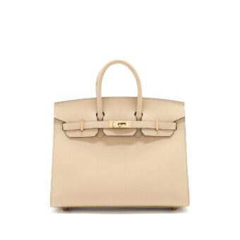 Hermes Birkin 25 Sellier Epsom Trench  RGHW stamp Z