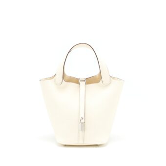 Hermes Picotin 18 Lock Bag Nata SHW Stamp Z