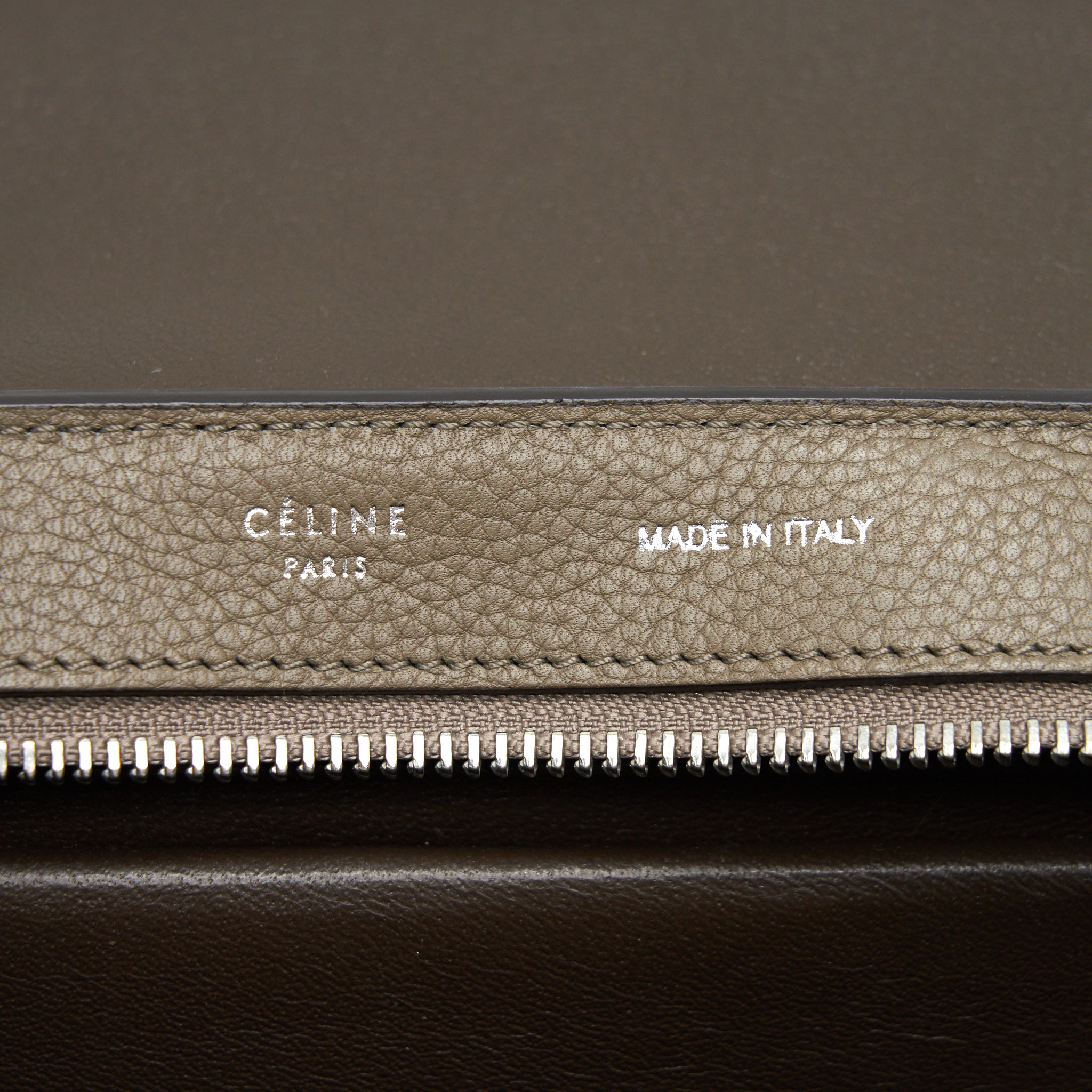 CELINE SMALL TRAPEZE BAG LIGHT GREY SHW - Image 12