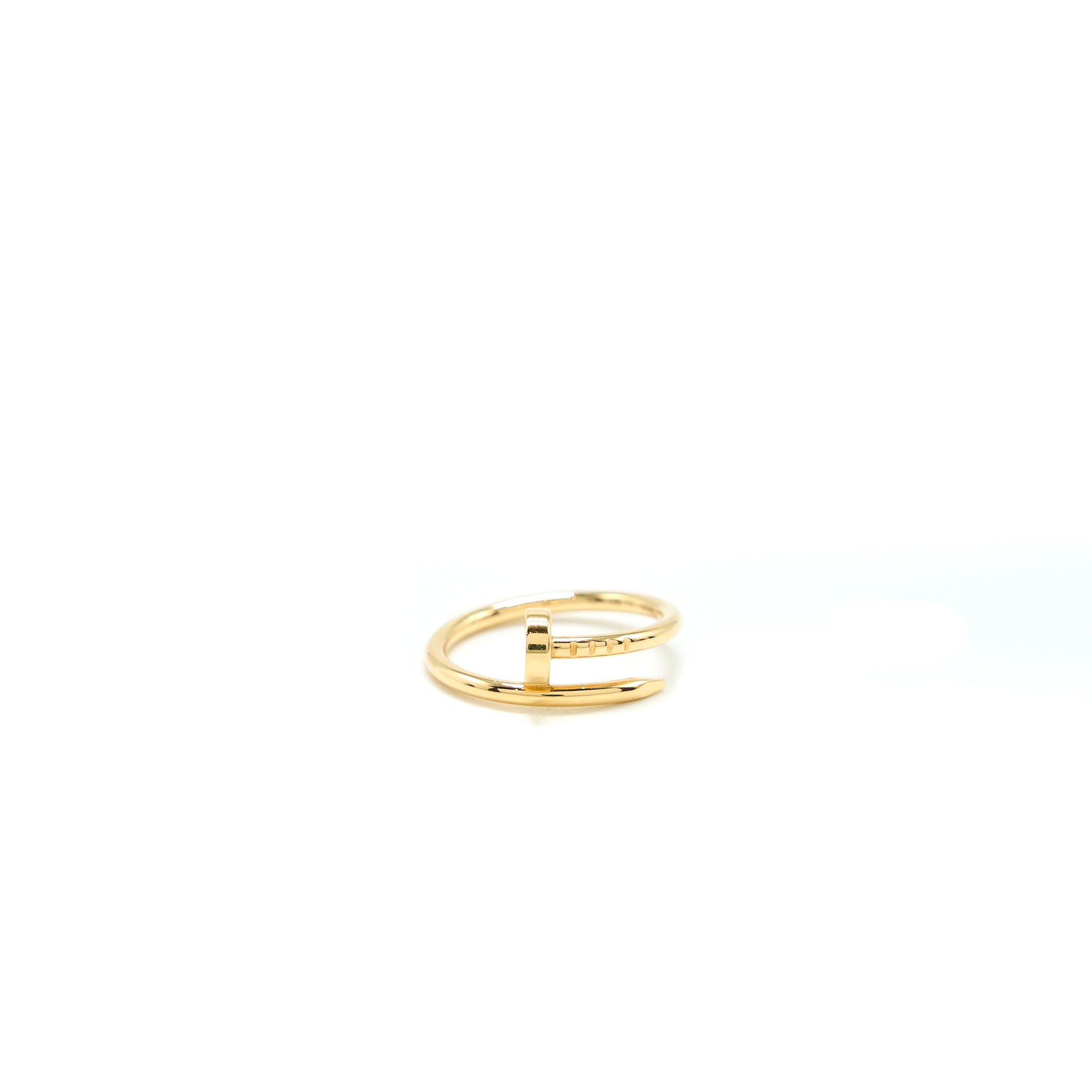 Cartier Size 51 Just Un Clou Ring, Small Model Yellow Gold