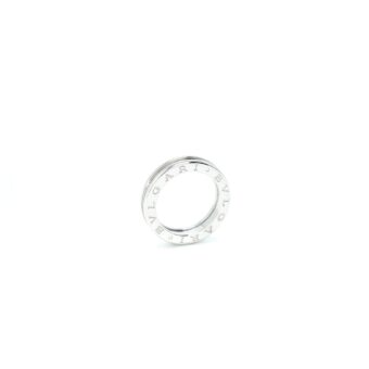 BVLGARI Size 53 B.Zero1 One-Band Ring White Gold