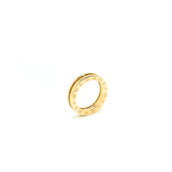 BVLGARI Size 53 B.Zero1 One-Band Yellow Gold