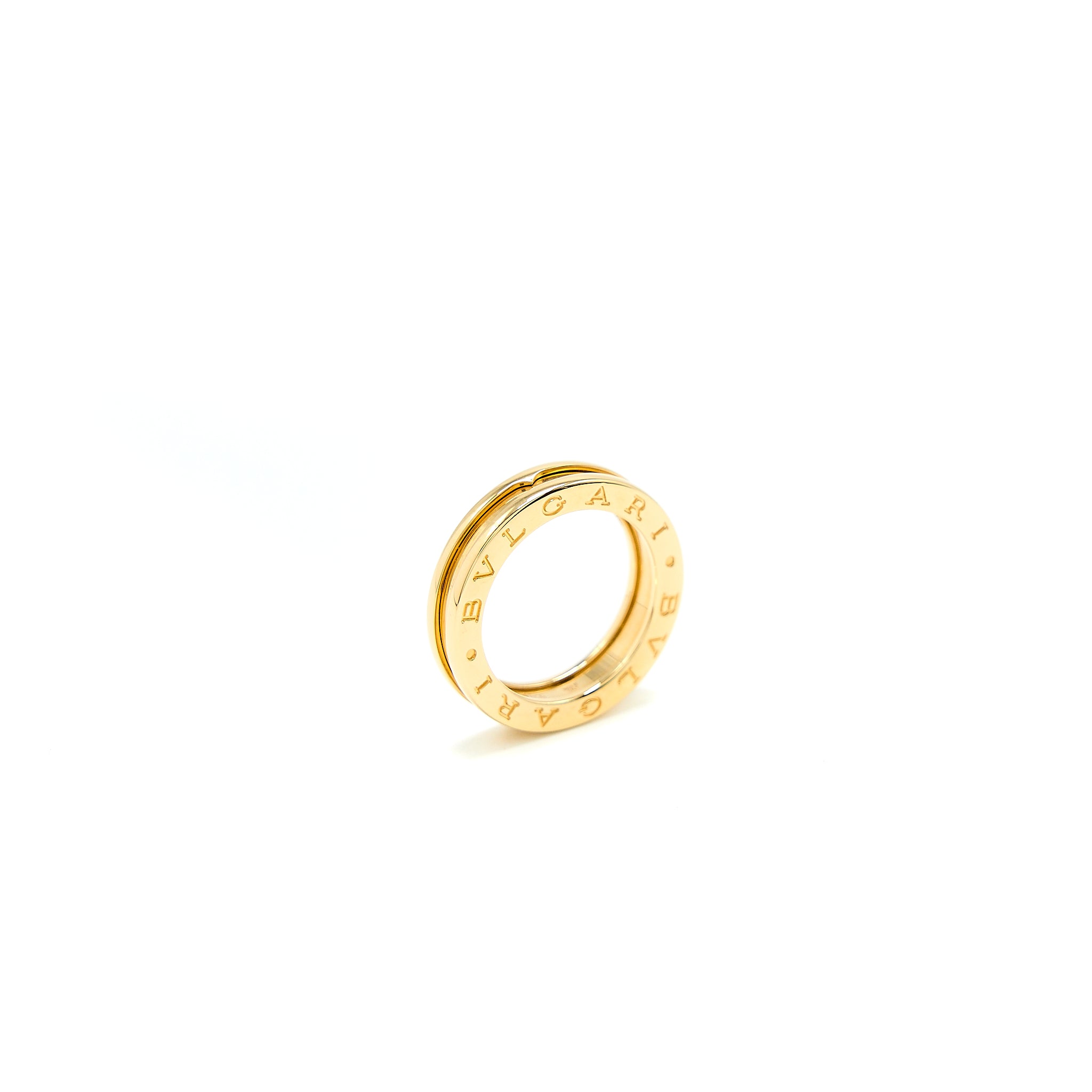 BVLGARI Size 53 B.Zero1 One-Band Yellow Gold