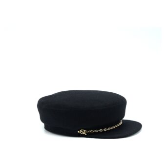 Hermes Size 58 Casquette Bellet-ile Cap Black
