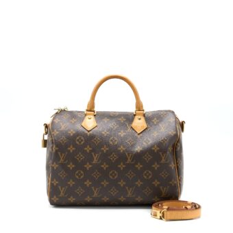 Louis Vuitton Speedy Bandouliere 30 Monogram Canvas GHW
