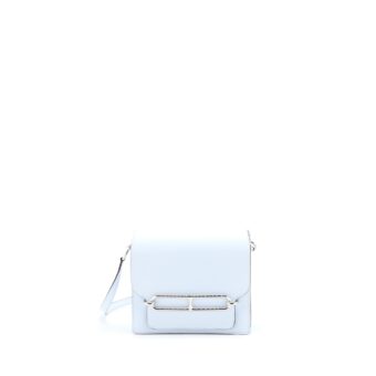 Hermes Mini Roulis Swift Blue Brume SHW Stamp Z
