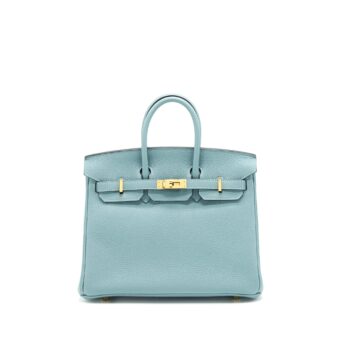 Hermes Birkin25 Togo 7G Ciel GHW Stamp Y