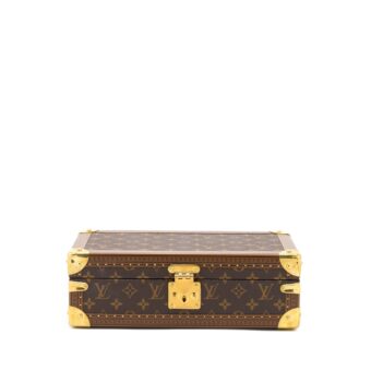 Louis Vuitton 8 Watch Case Monogram Canvas GHW