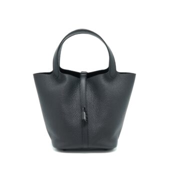 Hermes Picotin 22 Lock Bag So Black Stamp Z
