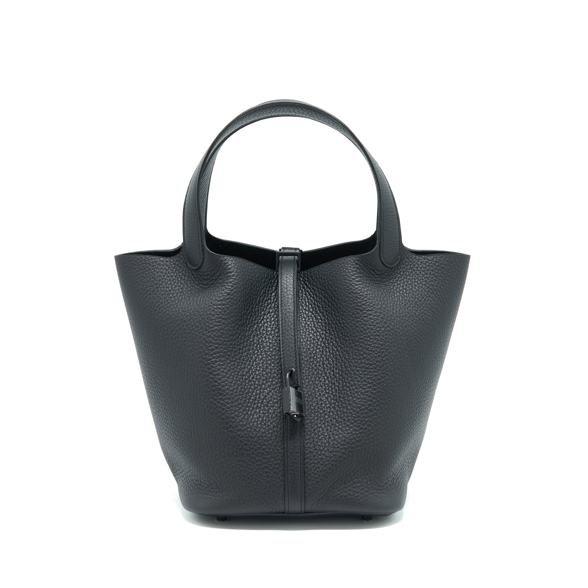 Hermes Picotin 22 Lock Bag So Black Stamp Z