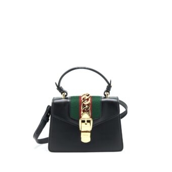 Gucci Mini Sylvie 20cm Black