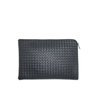 bottega Veneta Intrecciato weave small document case/ clutch