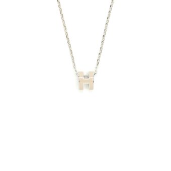 Hermes Mini Pop H Pendant Marron Glace SHW
