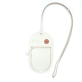 Hermes In-The-Loop to Go GM Phone Case Mysore Goatskin Mushroom/Vert Fizz/Cuivre Stamp U
