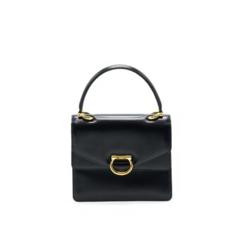 Celine Vintage Top Handle Flap Bag