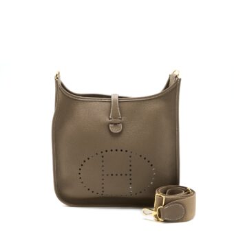 Hermes Evelyne 29 Clemence Etoupe GHW Stamp U