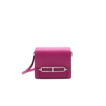 Hermes mini Roulis Rose Purple SHW
