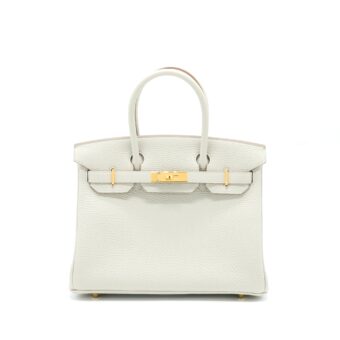 Hermes Birkin 30 Togo Gris Perle GHW Stamp U