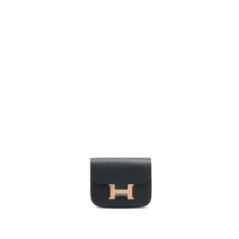 Hermes Constance Slim Epsom Black RGHW