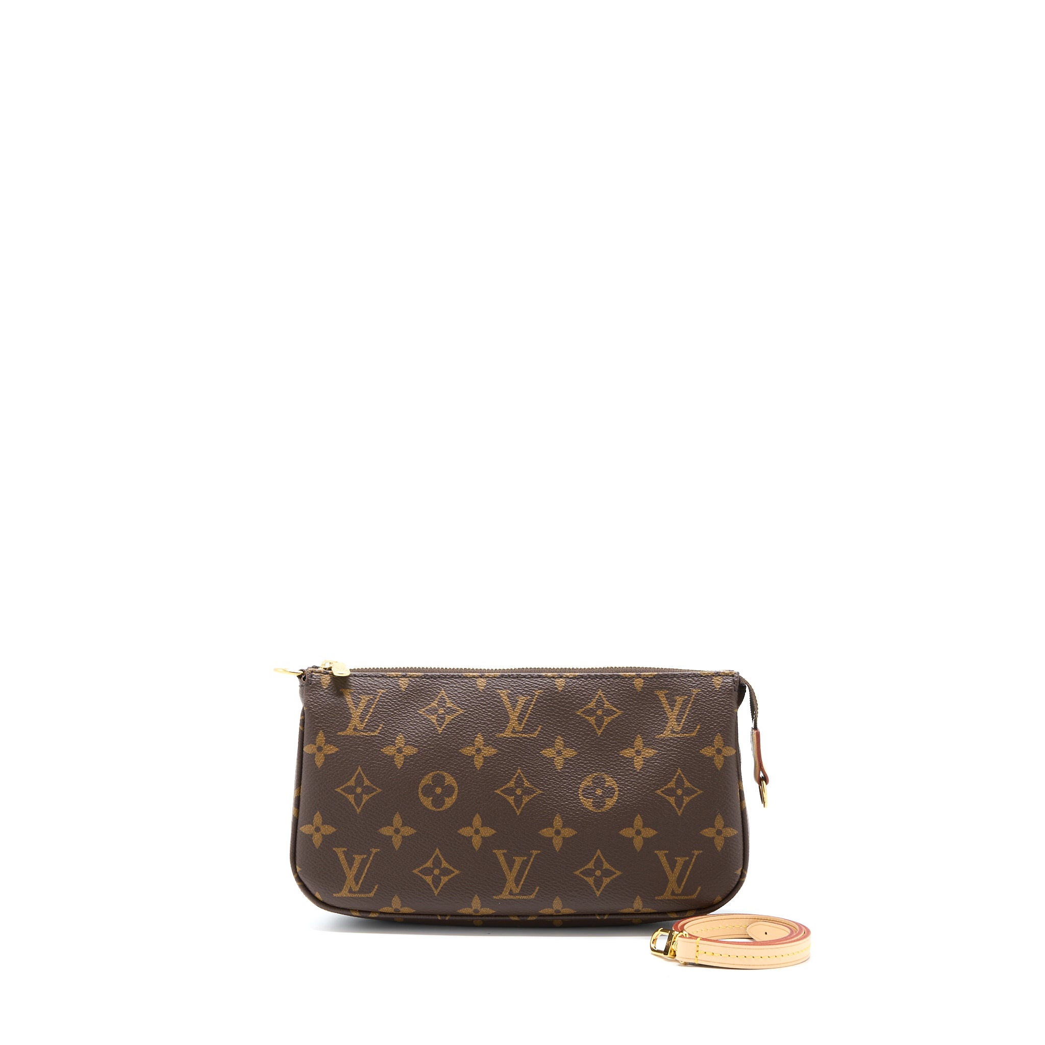 Louis Vuitton Pochette Accessories Monogram Canvas GHW