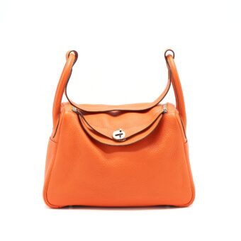 Hermes Lindy 30 Orange SHW Stamp Square R