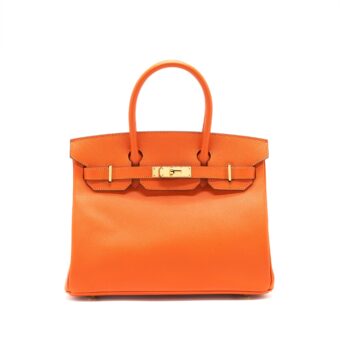 Hermes Birkin 30 9J Feu Epsom GHW Stamp A