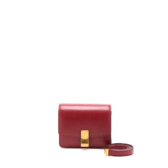 Celine Mini Box Calfskin Red GHW