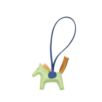 Hermes Rodeo PM Charm Criquet/Sesame/Blue Malte
