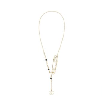 Chanel 22P Pin With Letter Choker/ Necklace