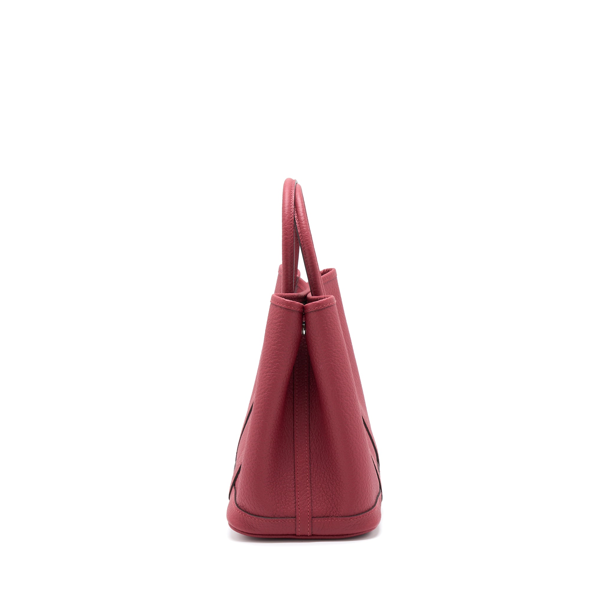 Hermes Garden Party 30 Country K1 Rouge Grenat SHW Stamp Z - Image 3
