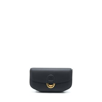 Hermes Cherche MIDI Clutch Bag Monsieur Black GHW Stamp A