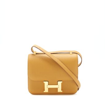 Hermes Constance 24 Epsom sesame GHW Stamp Y