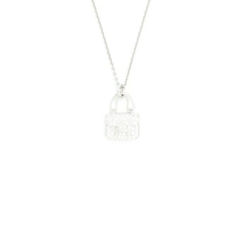 Hermes Amulette Constance Pendant White Gold With Diamonds (New Version)