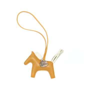 Hermes Rodeo PM Natural Lizard Touch Sesame / Craie / Desert Stamp U