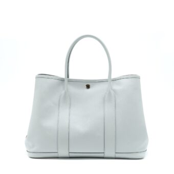 Hermes Garden Party 36 Epsom Light Grey SHW Stamp A