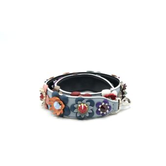 FENDI Strap You Floral Shoulder Strap Calf Leather Multicolored