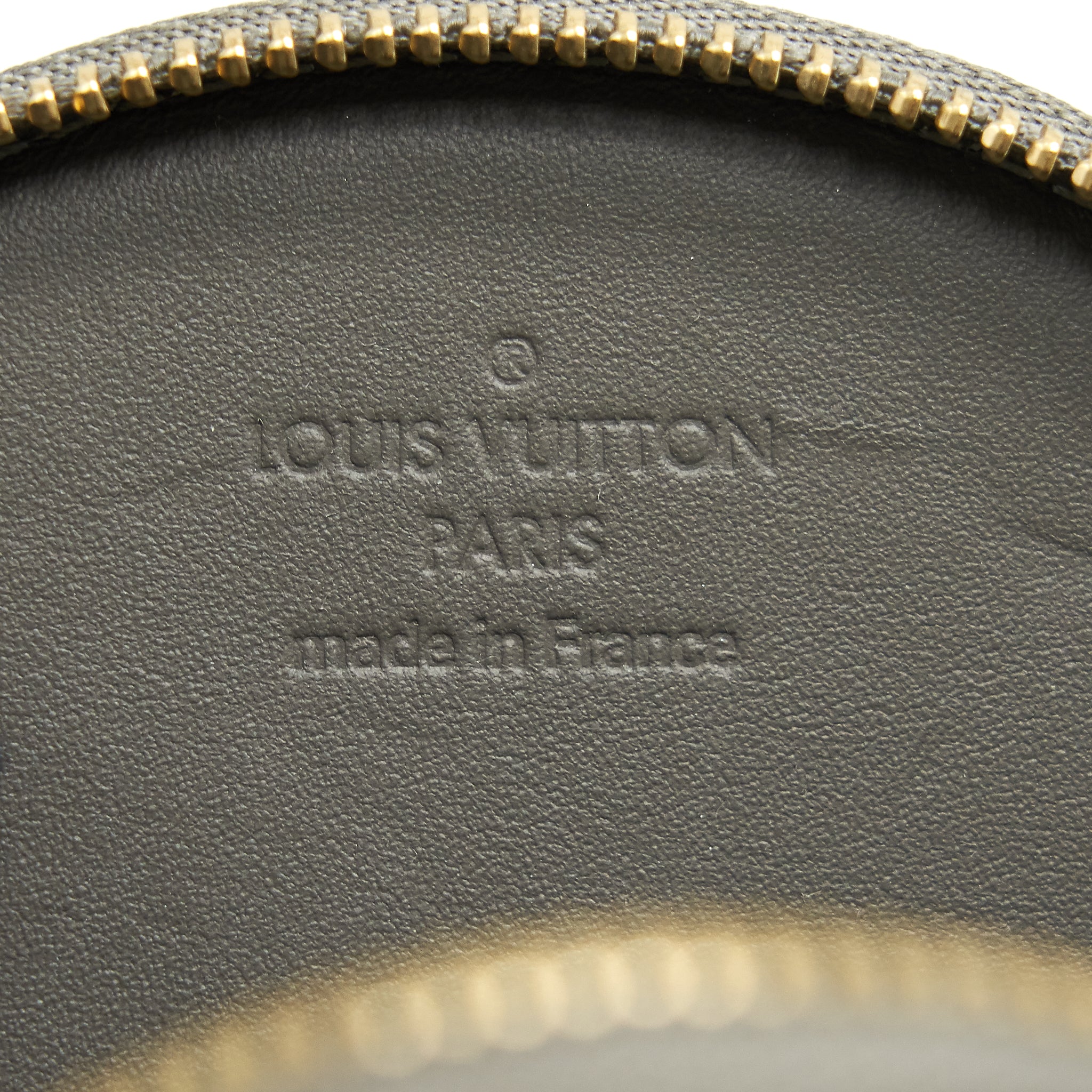 Louis Vuitton Patent ALMA PM Olive Green Wth Coin Purse Accessory - Image 8