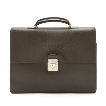 Louis Vuitton Vintage Briefcase Brown SHW
