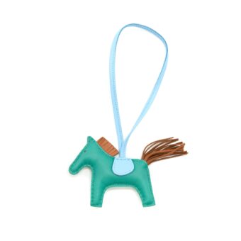 Hermes Rodeo PM Green/ Blue/ Gold