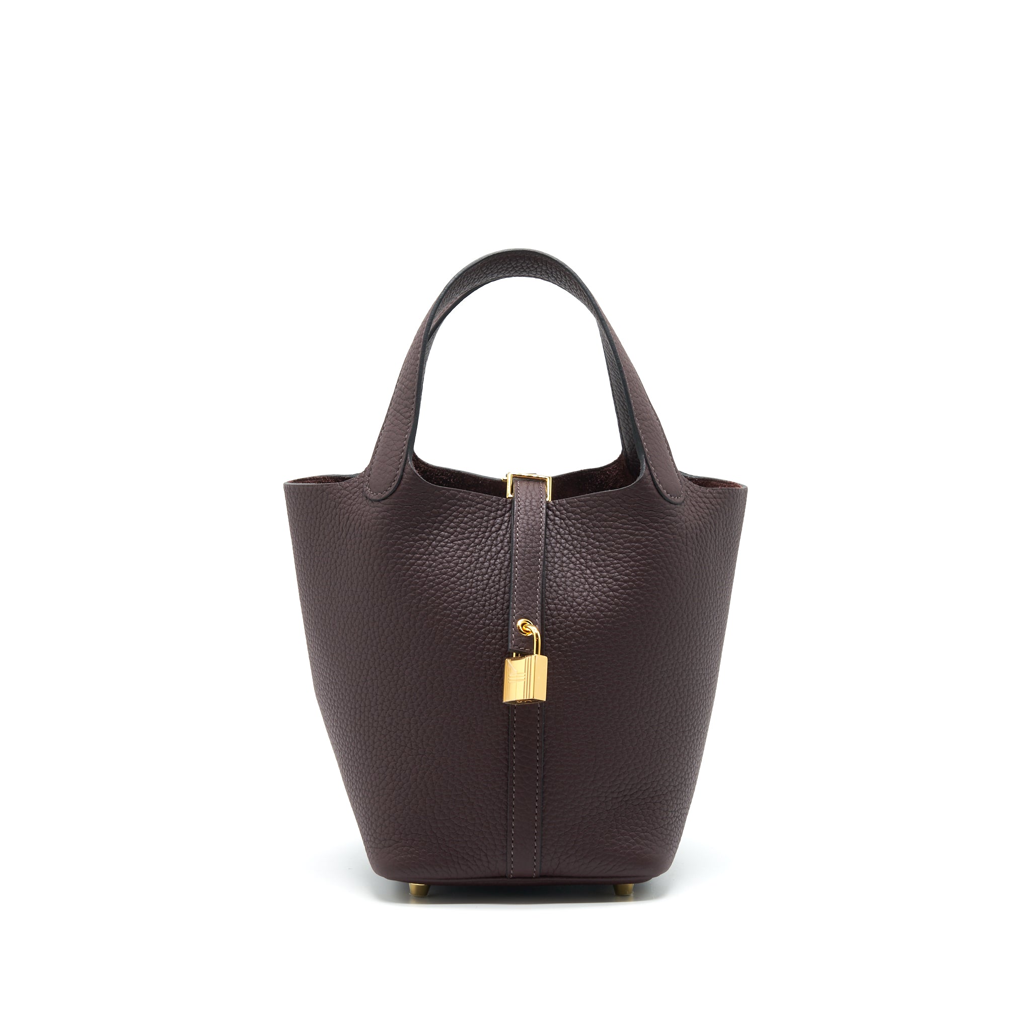 HERMES PICOTIN 18 LOCK BAG ROUGE SELLIER GHW STAMP Z