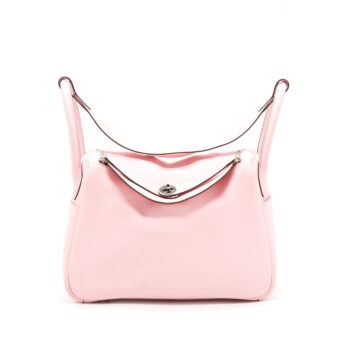Hermes Lindy 30 Swift 3Q Sakura Pink SHW Stamp X